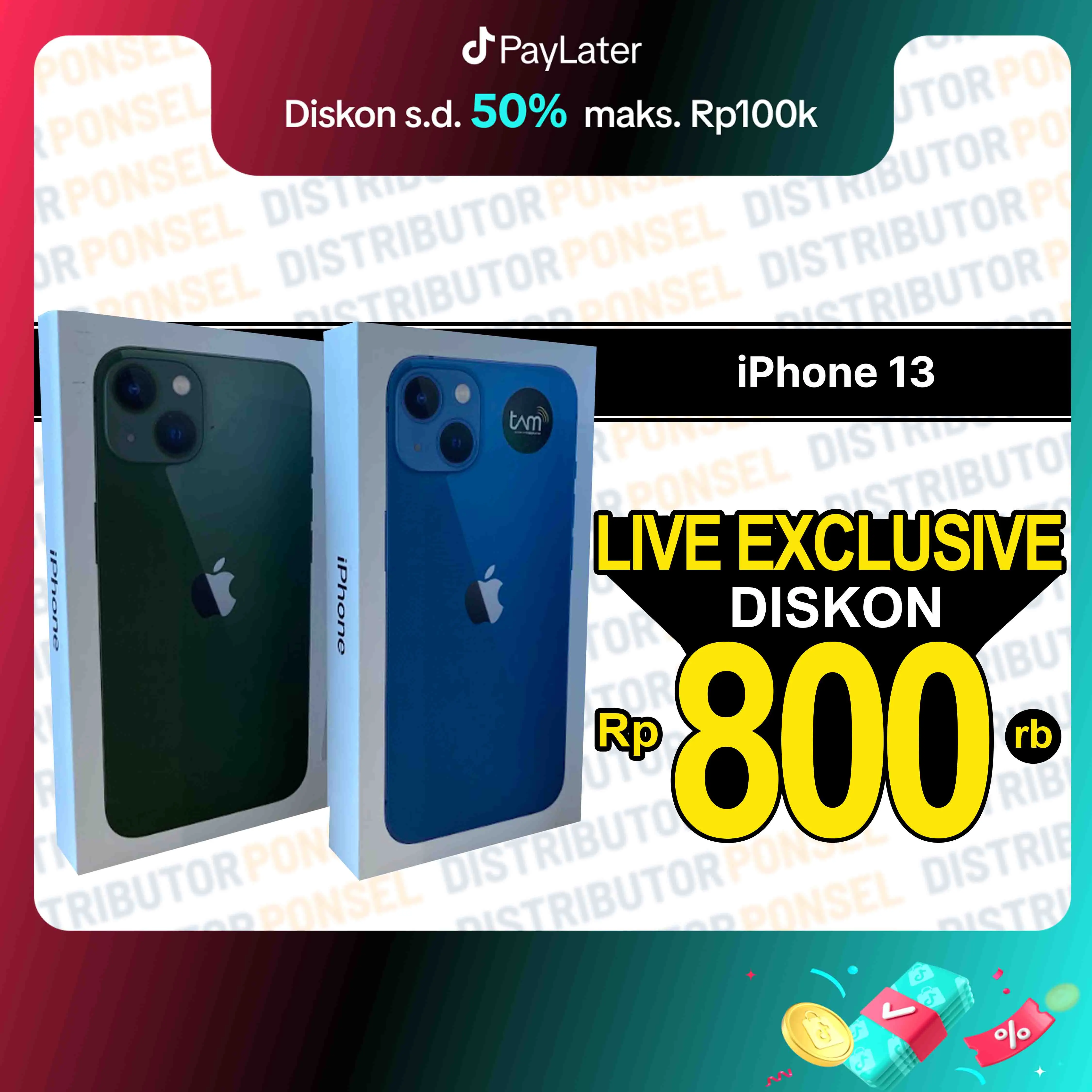 [Special Robi Bois] HP Apple iPhone 13 128GB Garansi Resmi