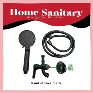 PAKET KOMPLIT HAND SHOWER DAN KRAN BLACK