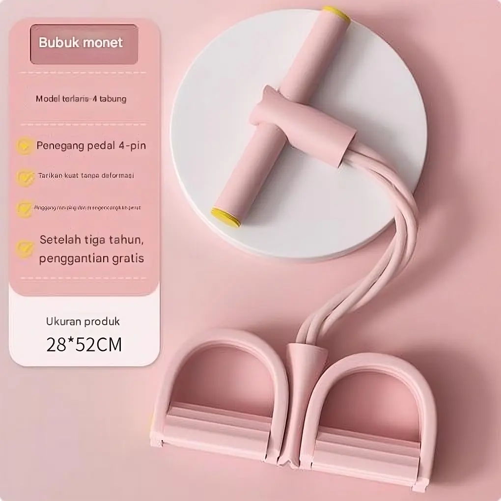 Yoga Officia Alat Olahraga Tummy Timer Bantu Olahraga Sit Up Bahan Silikon Tebal AP97