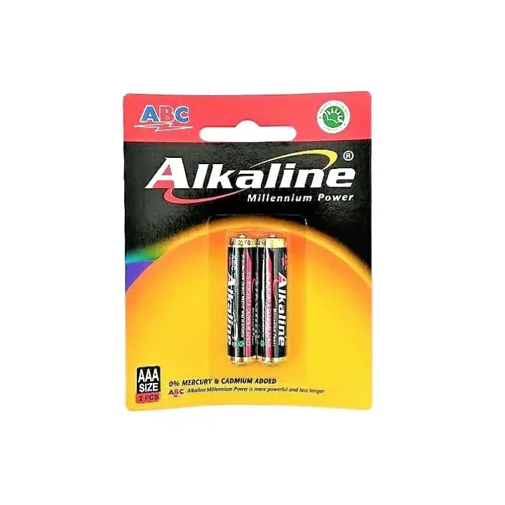 BATERAI ABC Alkaline AA/A2 & AAA/A3 | 1.5 Volt | Baterai isi 4+2 | Untuk Mainan | Jam Dinding | Remot | Baterai | Batre | Battery | Tahan Lama 4