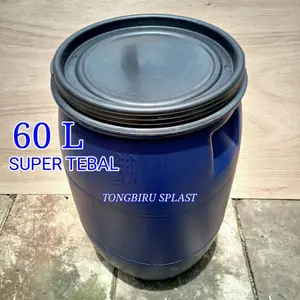 TEMPAT-SAMPAH-60LITER/BAHAN-TEBAL/TONG-SAMPAH-BIRU-60L/TONG AIR/TEBAL&KUAT-60L/TONG-KOMPOSTER TERMURAH BEST SELLER