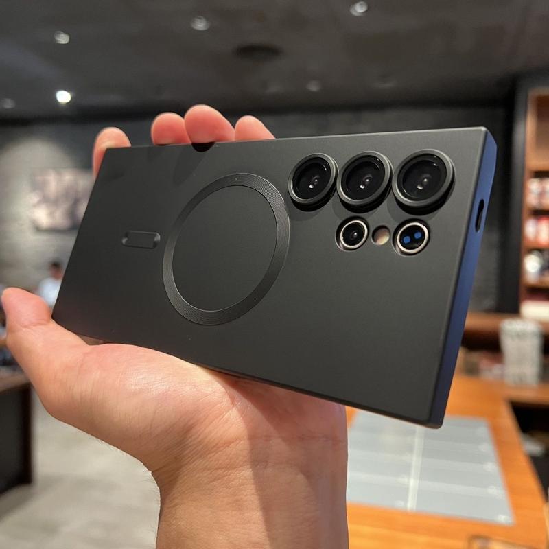 Ốp Điện Thoại Thích Hợp Samsung S25 Ultra Ốp Silicon S24 FE Và S25 FE Ốp Mềm S23 Ultra Có Bảo Vệ Ống Kính S22 Tương Thích Với S21 FE S20 FE Note20 Ultra Note10plus Galaxy S25 Magsafe Từ Tính