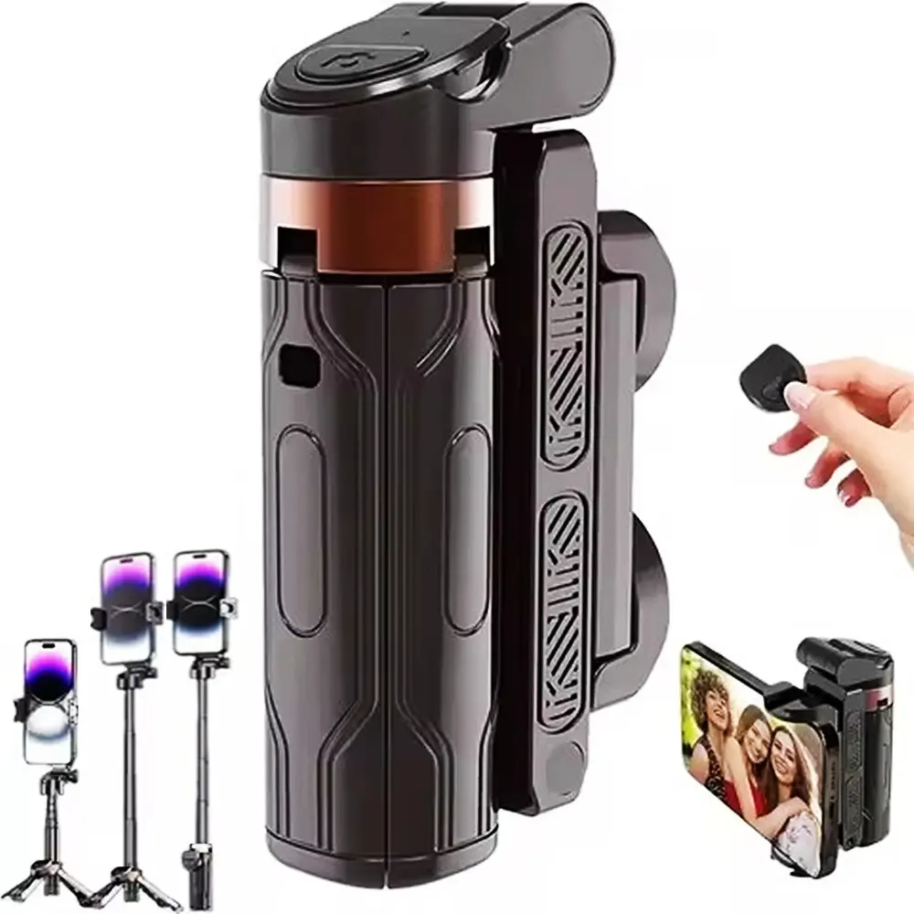 Pocket Flexible Portable Mini Bluetooth Selfie Stick Telescopic Multifunctional Tripod Stand for IPhone Android Phone Monopod
