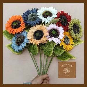 Artificial Sun Flower Bunga Matahari Wedding Dekorasi Bunga Plastik Hiasan Pernikahan Pelaminan Bunga Palsu Artificial Flower