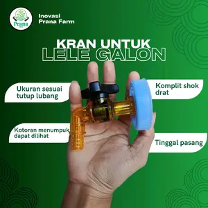 Kran Pembuangan Amonia Lele Galon