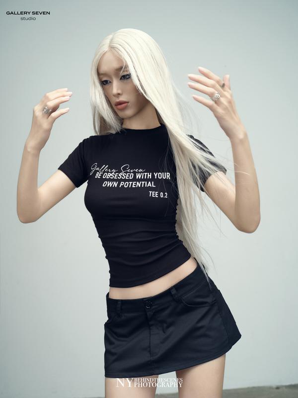 ÁO BABY TEE FORM ÔM IN CHỮ | GALLERY SEVEN 6