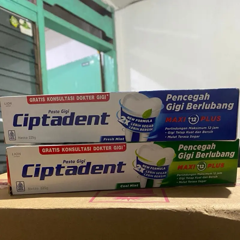 2pcs Ciptadent Fresh min dan coll mint 225gram 0