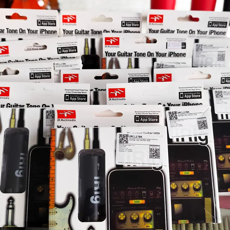 ORIGINAL iRig AmpliTube Guitar Interface Adapter for Android & iOS 4