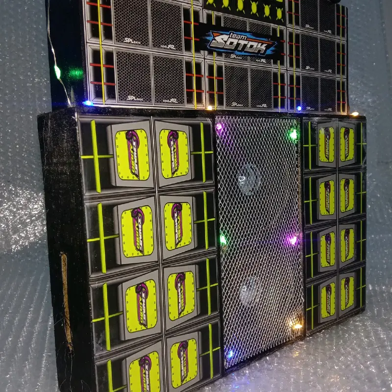 miniatur sound horeg viral karnaval 2