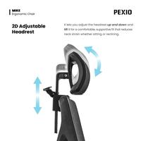 Gambar Pexio Mike Kursi Kantor Ergonomis Hitam - Versi 1.0 Foam dari Pexio Ergonomic Kab. Gianyar 5 Tokopedia