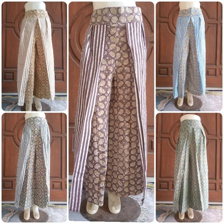 CELANA KULOT SAYAP BATIK WANITA/PRIA KATUN PREMIUM 1