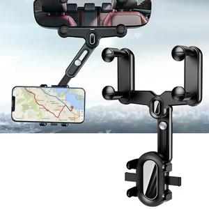 【2023 New】Car Phone Holder Rearview Mirror Car Mount 360 Rotate Multi Angle Car Phone Stand