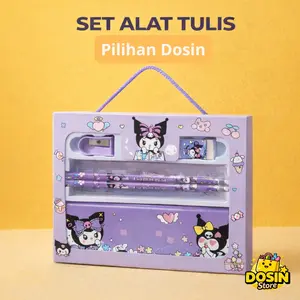 Set Alat Tulis Karakter Lucu Anak | Lengkap & Praktis