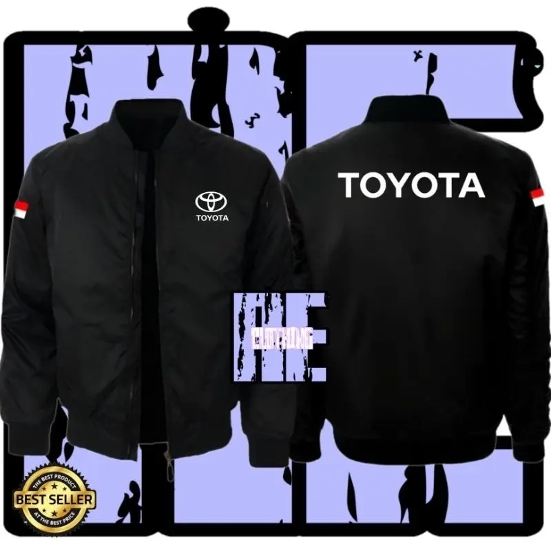JAKET BOMBER TOYOTA TERBARU KEREN DAN SIMPLE
