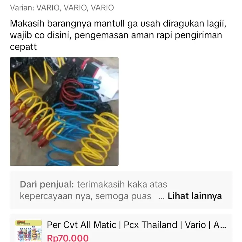 MIO J MIO SOUL X RIDE 115 MIO GT 115 FINO 115 SMILE FULL UPGRADE RACING CVT ASHAR RACING Motorcycle ROLLER+PER CVT+ PER SENTRI 8