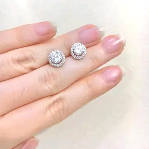 Anting Tusuk Titanium Berlian Super Mewah