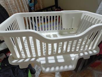 Product Review of Plastic Kitchen Shelves Plastic Dish Rack Kitchen Utensil Dish Storage Rack Drain Dish Kitchenware from M**3 1