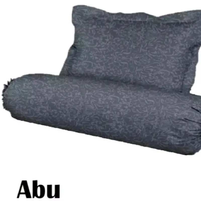 set 2 sarung bantal 2 sarung guling bahan katun adem dan tidak luntur ukuran sarban 45x60 cm ukuran sargul 33x90 cm 1