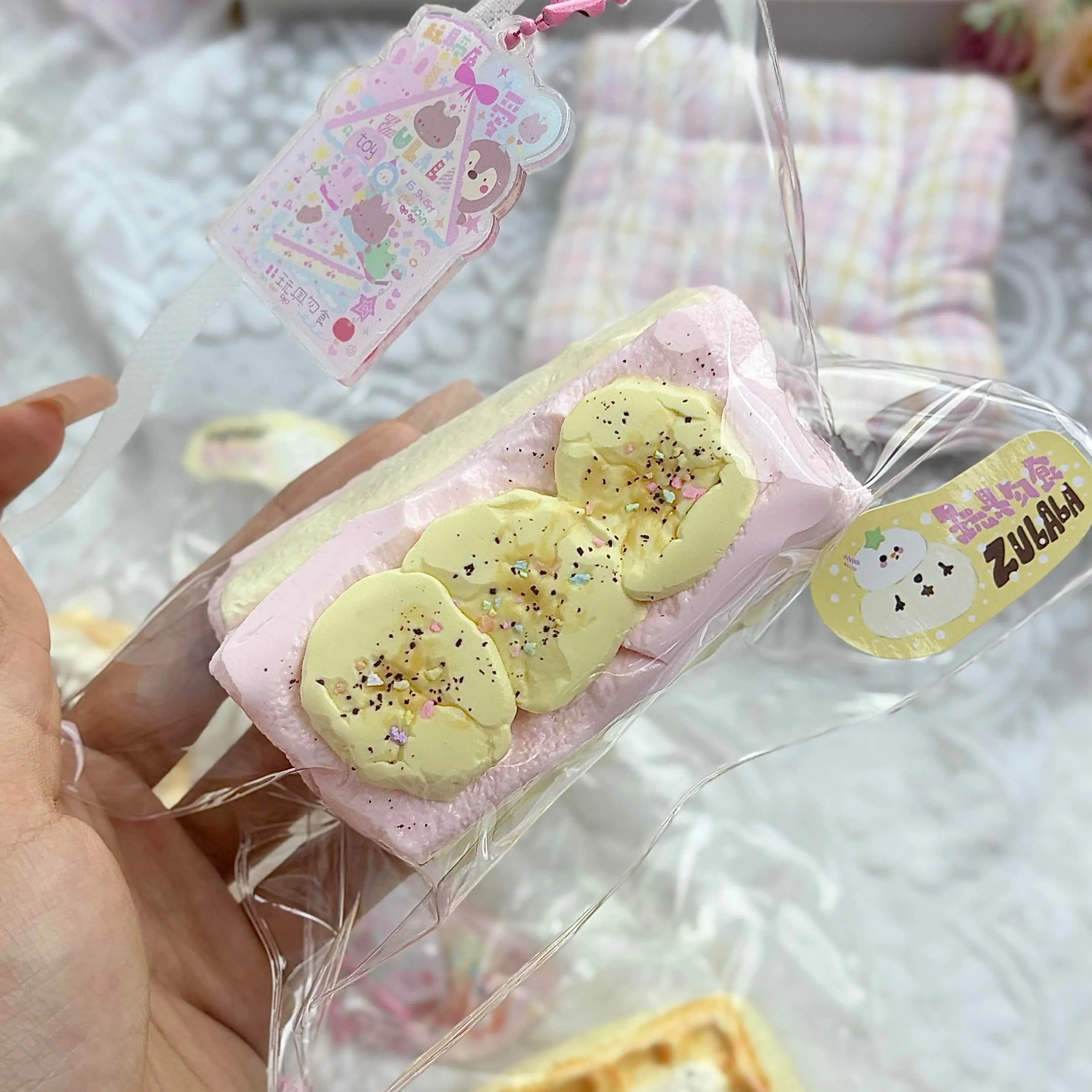 Zulala 1-36 ケーキ型 スクイーズおもちゃ ストレス解消用おもちゃ