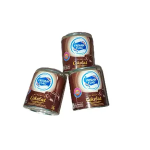 susu frisian flag kaleng 370g coklat putih susu kenal manis