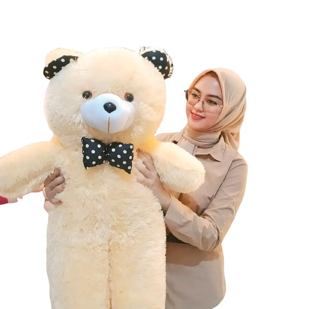 boneka tedy bear xl uk 70cm bahan laspur lembut dan empuk