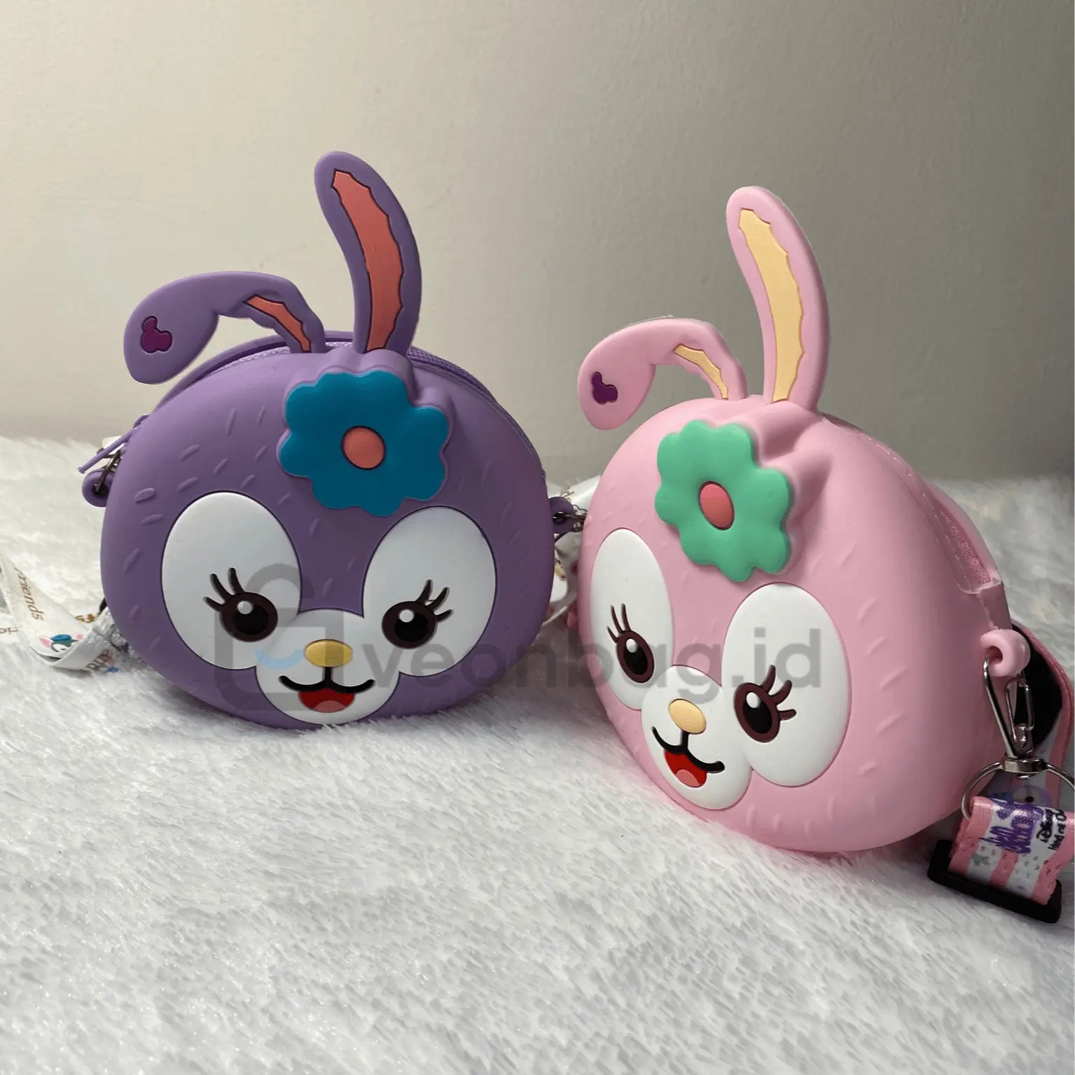 [Veonbag.id] Tas Selempang Anak Kartun Stellalou Lucu Ukuran KECIL Cetakan Emboss 3D Real Pic Bisa COD Fashion