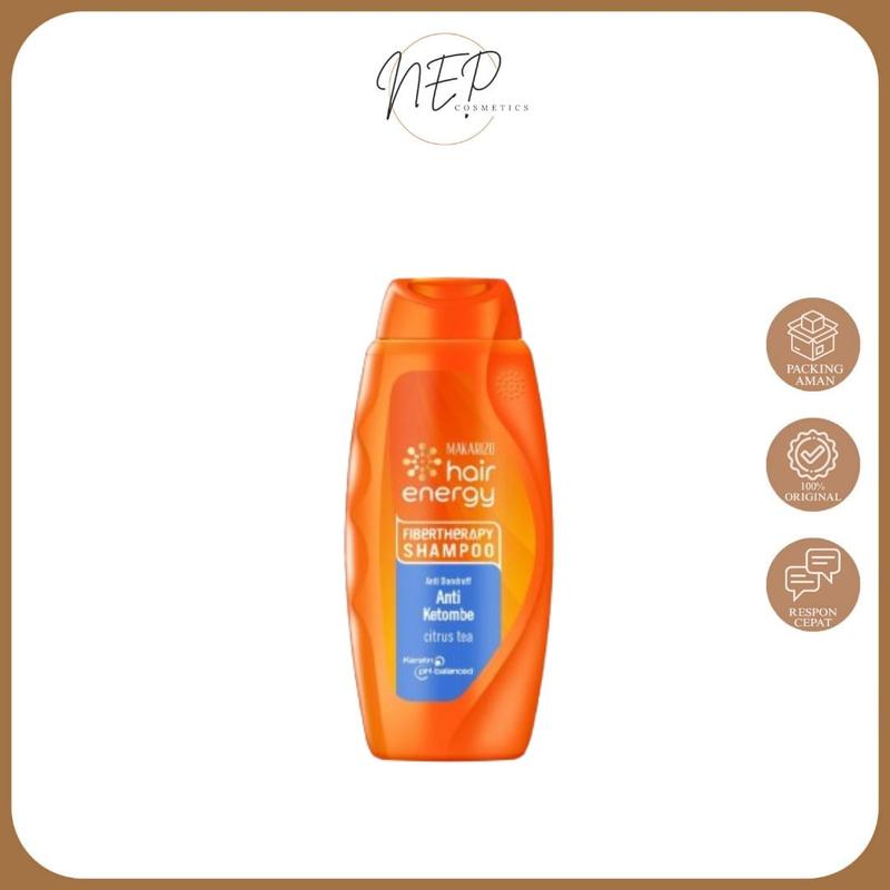 Makarizo Hair Energy Fibertheraphy Shampoo Anti Dandruff Citrus Tea 170Ml 0