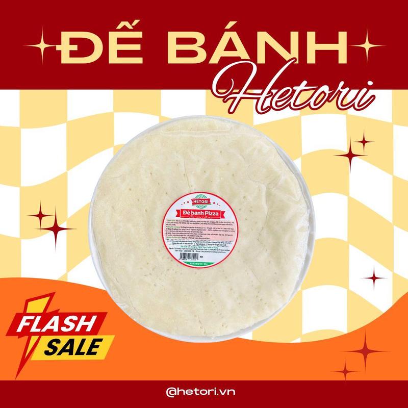 TOÀN QUỐC 3 Đế bánh Pizza - Ngoài giò trong xốp mề làm sẵn thủ công đóng gói có thể mix phô mai mozzarella miếng