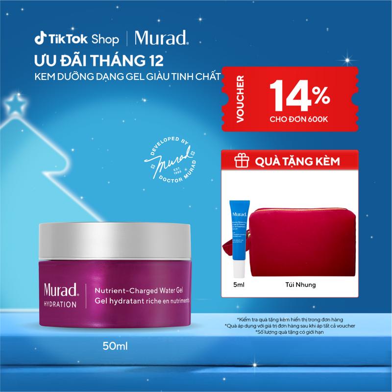  Kem dưỡng ẩm dạng gel giàu Tinh chất Murad Nutrient-Charged Water Gel 50ml 