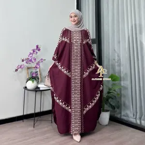 Kaftan Motif Jazil Rayon Tebal Jumbo Ld 180 cm