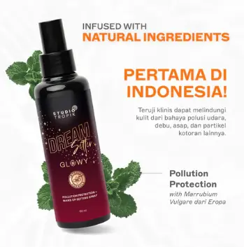 [NEW] Studio Tropik DreamSetter Glowy 2.0 Pollution Protection Make-up Setting Spray 3