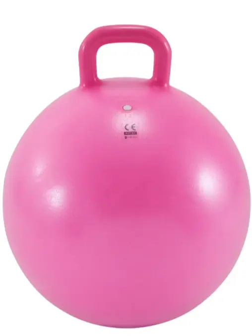 Decathlon Domyos Bola Hopper Resist Gym Anak 45 Cm - Pink - 8363517 3