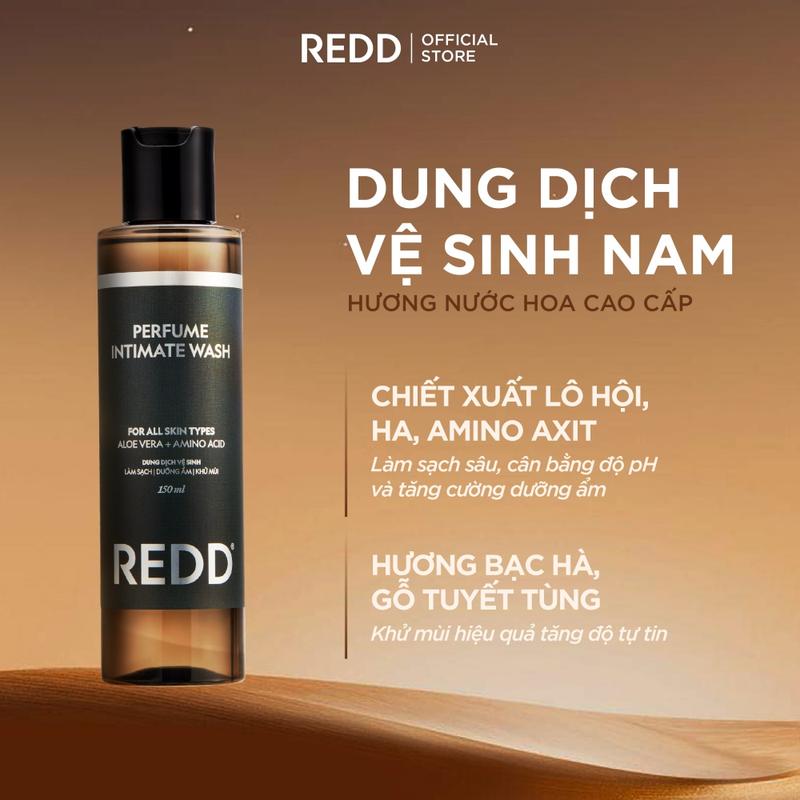Dung dịch vệ sinh nam REDD làm sạch và bảo vệ cơ thể hương nước hoa nam tính