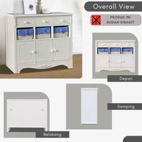 Gambar Toraya Lemari Rotan/ Lemari Ukir/ Lemari Penyimpanan/ Lemari Laci/ Rattan Cabinet/ Drawer Dresser/ RS-3D - Pink Polos dari TorayaLiving Kota Surabaya 3 Tokopedia