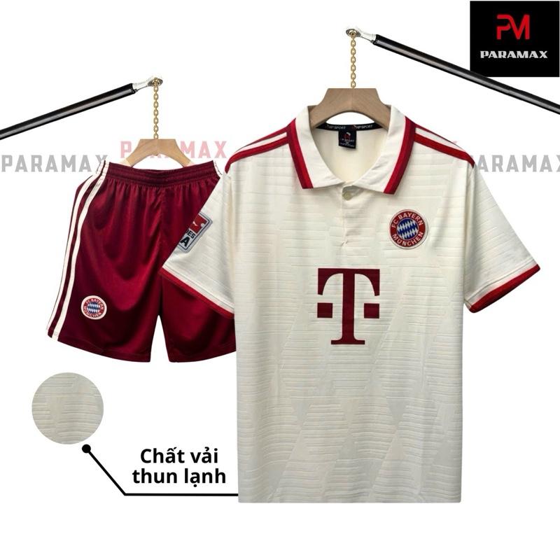 Bộ quần áo bóng đá, đồ đá banh BAYER KEM 2023/2024 logo THÊU thun lạnh cao cấp LOẠI I Top Sport