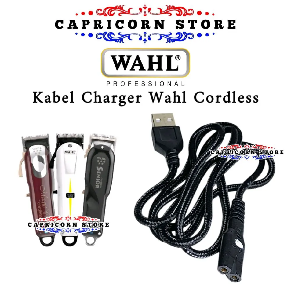 Kabel Charger Wahl Clipper Cordless Kabel Mesin Cukur Wahl