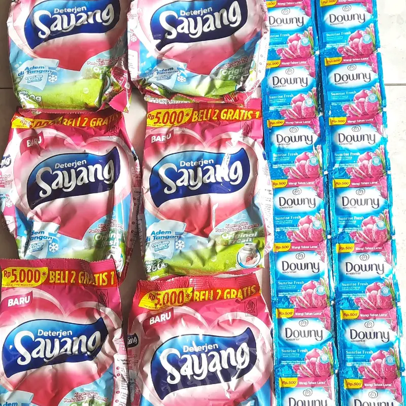 Paket Murah 6 sayang 24 pcs Downy (500) 2 renteng 1