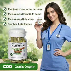 Kapsul Herbal Daun Kelor 50 Kapsul Menjaga Kesehatan Jantung Menurunkan Kadar Gula Darah & Kolesterol Sumber Antioksidan Herbal original