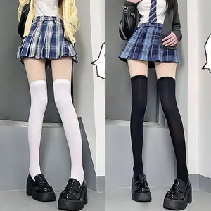 ONEFASHIONMALL KK010 Kaos Kaki Stoking Panjang Diatas Lutut Wanita Dewasa Cosplay Sekolah Sepaha