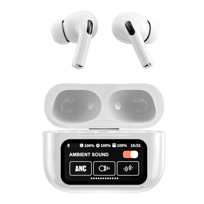 [COD]Headset  A9PRO ANC TWSABluetooth Headset Earphone Touch Screen V5.4Smart Screen Active Noise Reduction 6