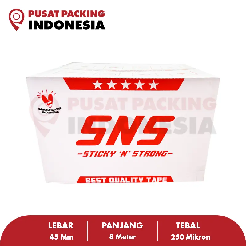 ( 1 SLOP / 6 PCS ) - Lakban Kain Hitam / Cloth Tape 8  Meter x 45 Mm x 250 Mic (SNS) 4