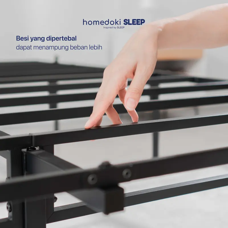 Homedoki BASICLITEBED  Series/ Tatakan Divan Tempat Tidur / Yelena Ranjang Tidur / Dipan Tempat Tidur 1
