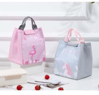 IOS 613 Tas Bekal Lunch Cooler Bag  Waterproof Tas Bento Alumunium Foil Lunch Bag Import COD 3