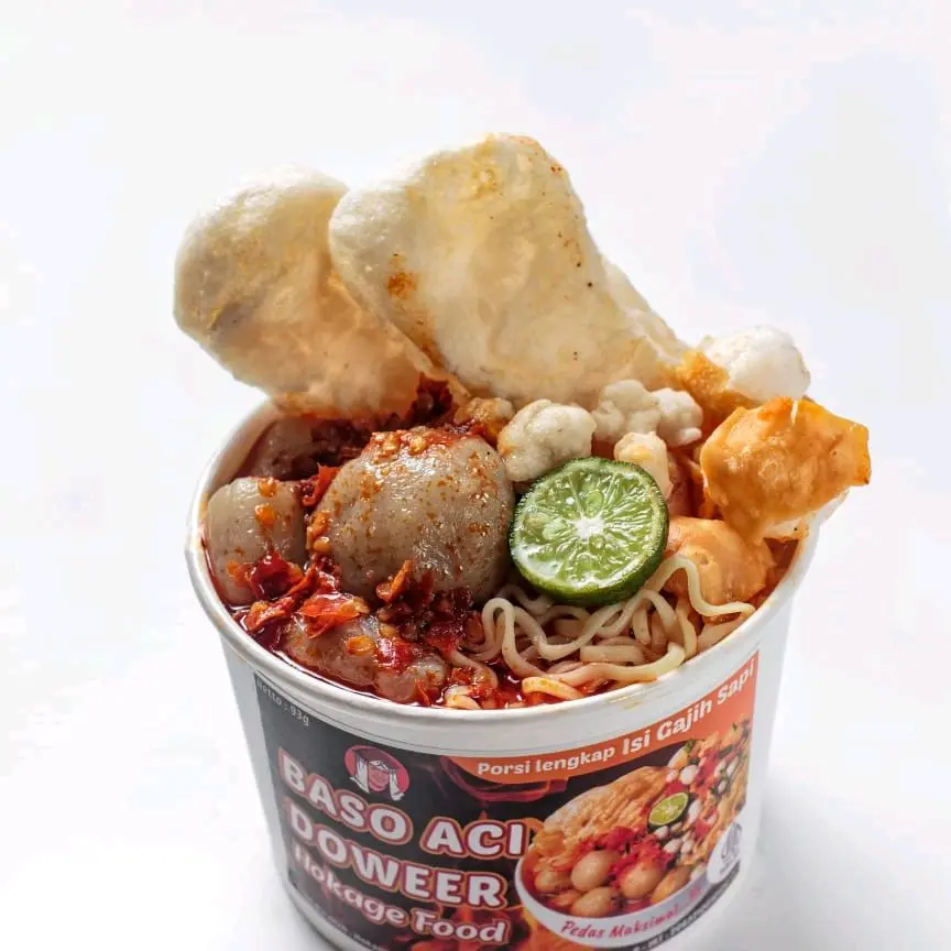 No.1 terlaris baso aci sambal seblak paper bowl praktis - Shop