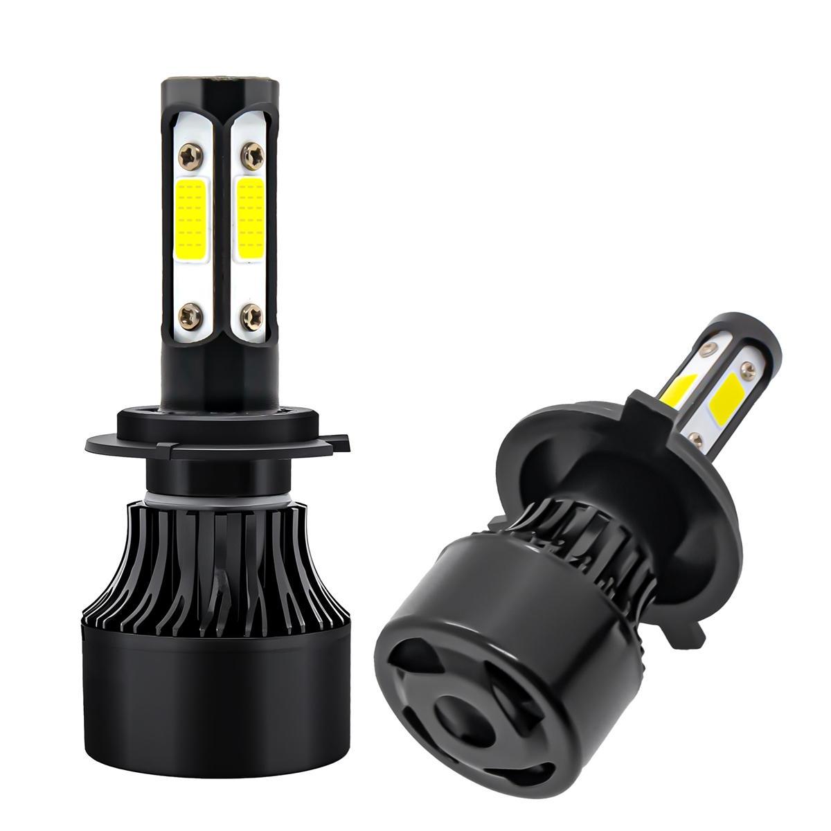 [ Beli satu gratis satu ]Lampu Depan Mobil LED X7 H4 Pencahayaan 360° Panorama, Pemasangan Tanpa Kerusakan Plug and Play Car Kendaraan