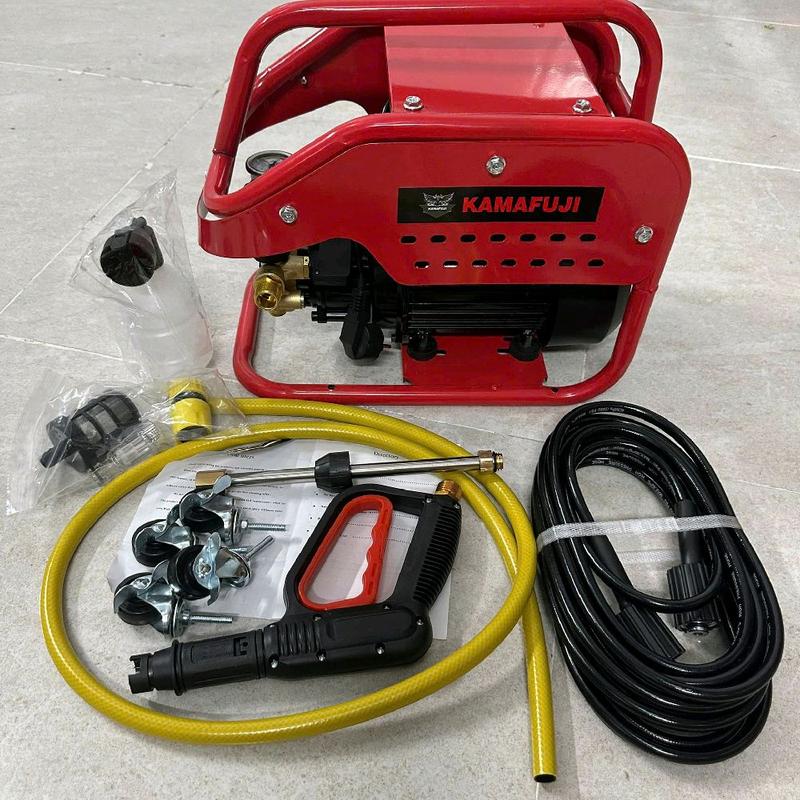 máy xịt rửa xe mini gia đình kmfj 3200w rửa mạnh mẽ bảo hành 6 tháng,