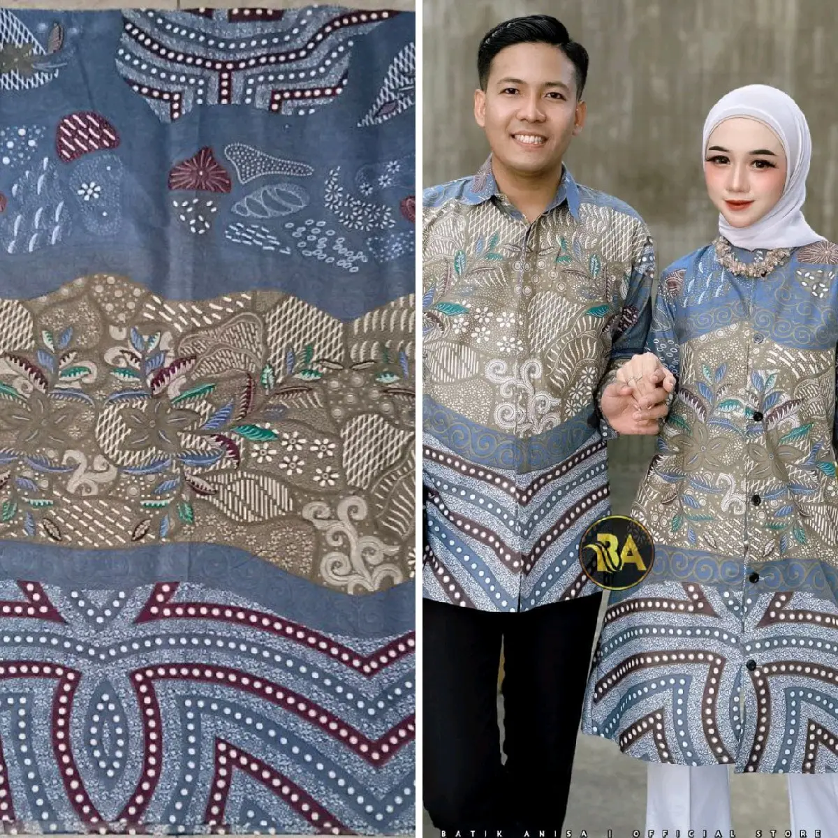 Kain Batik Pekalongan Motif Bunga Kain Batik Katun Seragam Bridesmaid