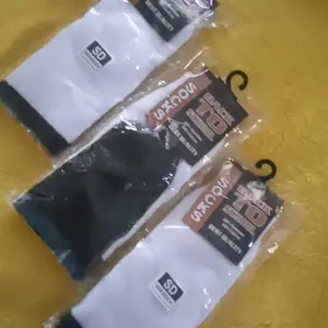 6 Pasang dan 3 Pasang kaos Kaki sekolah putih telapak hitam