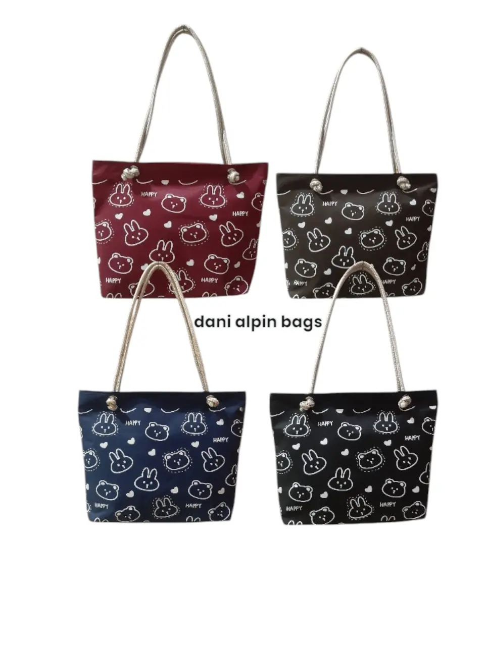 Tote Bag Motif Boneka Terbaru Tas Tote Bag Wanita Tali Sumbu