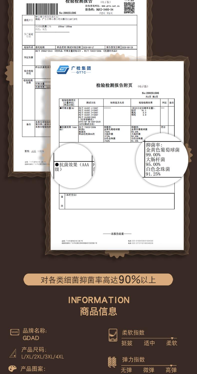 Product Introduction of 【GDAD】Men's four cornered underwear made of cotton, dry and antibacterial inner lining 7